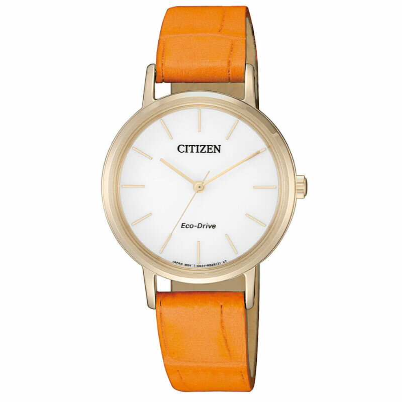 CITIZEN 星辰錶 EM0577-28A LADY'S 高雅時尚光動能女錶/母親節推薦款/白面30mm｜樂天領券折300★全館特惠中★指定刷卡回饋10%