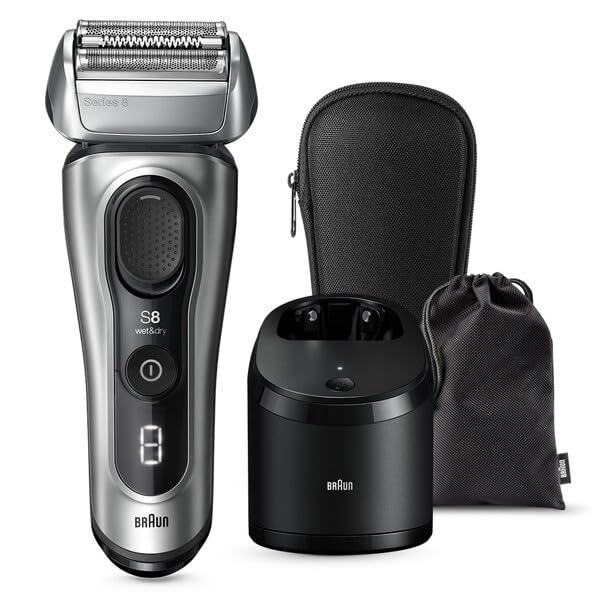 BRAUN 8567cc-V Series 8 男士電動刮鬍刀 5in1酒精清洗系統 下巴PRO密著刀頭