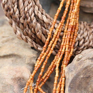 天然橄欖核竹節掛件手鏈項鏈其他DIY飾品配件項鏈吊墜佛珠文玩散