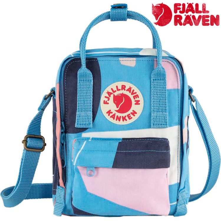 Fjallraven 小狐狸 Kanken Art Sling 側背包 藝術家特別版 23633 972 海洋表面