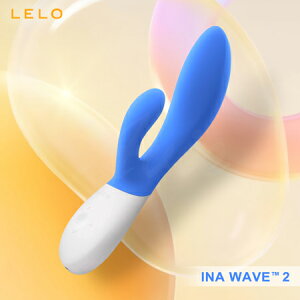 LELO INA Wave 2 終極兔子式雙重振動按摩棒-加州藍