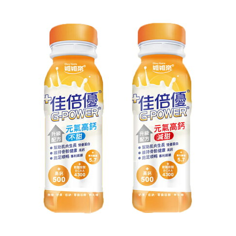 【單罐售】維維樂 佳倍優 元氣高鈣配方-減甜、不甜 (237mL/罐) 憨吉小舖 1