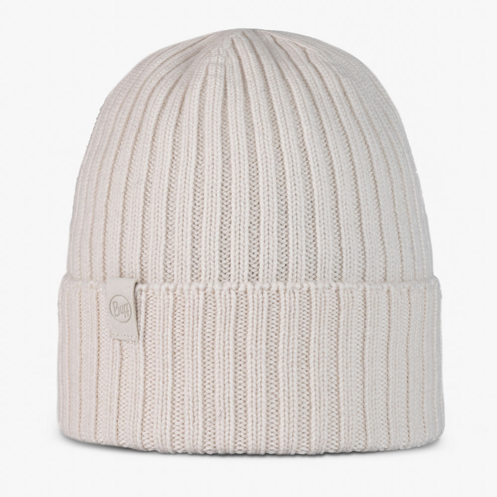 【【蘋果戶外】】BUFF BF124242-798 米白 NORVAL 美麗諾針織保暖帽 香醇肉桂 針織帽 美麗諾羊毛帽
