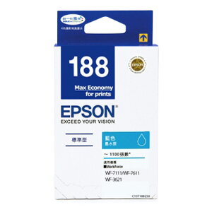 【下單享9%點數回饋】EPSON 原廠墨水匣 T188250 (藍) 適用 WF-3621/WF-7111/WF-7611