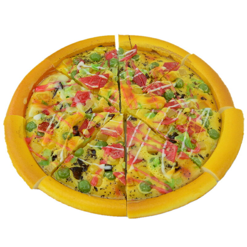 模擬披薩模型假西餐美食pizza冰箱貼過家家玩具攝影道具廚房擺件