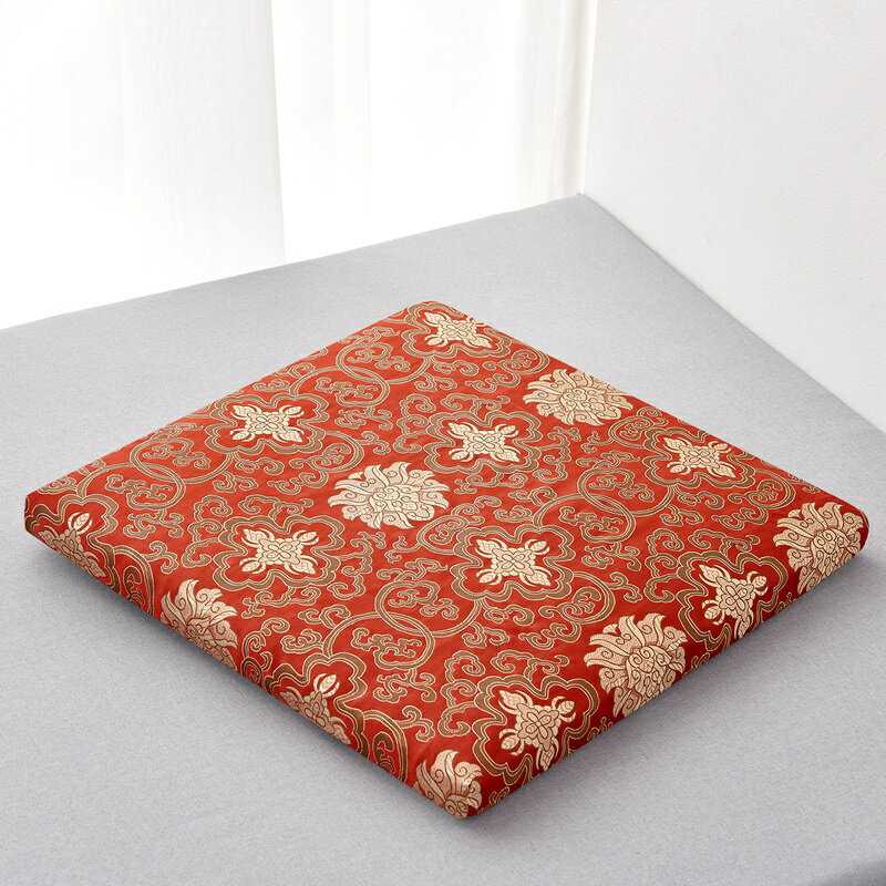 太師椅坐墊 中式椅墊 海綿坐墊 客製化紅木新中式餐椅實木沙發家具坐墊太師椅官帽椅茶椅子圈椅座墊『cyd19384』 4