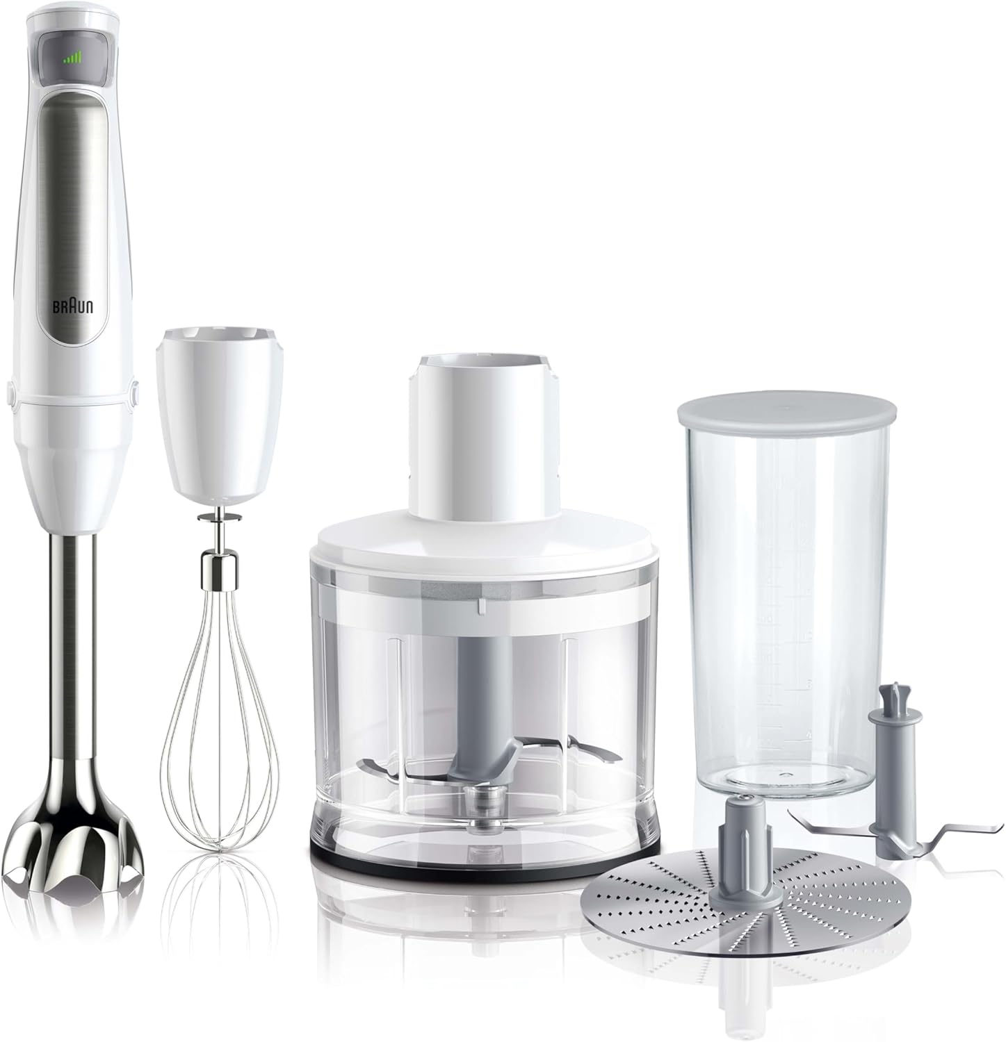 BRAUN 德國百靈 多功能 手持 食物 攪拌機 MQ7035IG 刀頭升級 德國設計 高階 刨絲 打發 切碎 1台6功能 省時 嬰兒食品 400W 最新款 日本必買代購