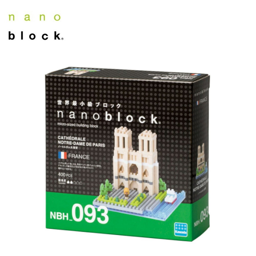 Nanoblock 迷你積木 CATHÉDRALE NOTRE-DAME DE PARIS 巴黎聖母院 NBH-093