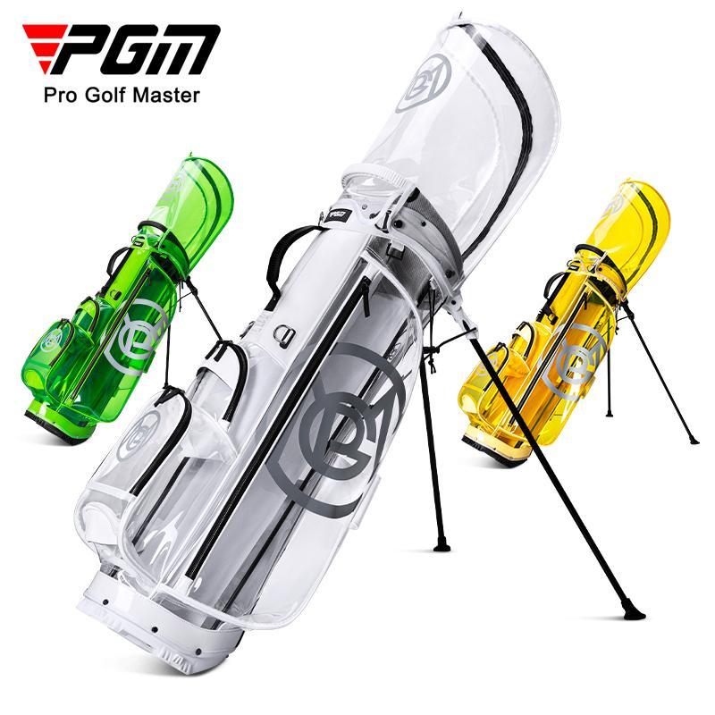 【最低價】【公司貨】PGM 2023新款 高爾夫球包支架包 男女輕便球桿包 韓版透明golf包