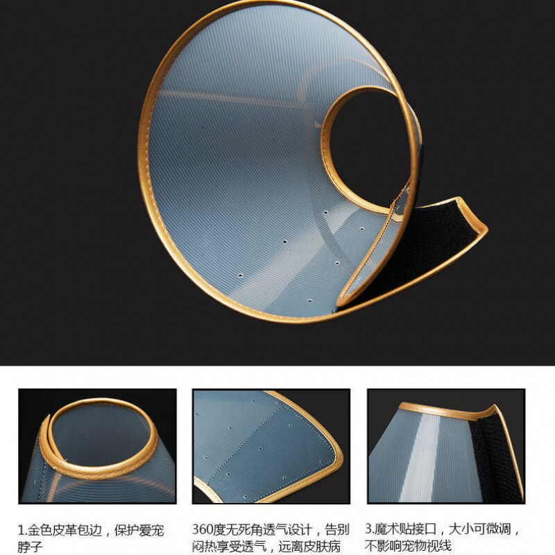 寵物伊麗莎白圈加深加長加寬脖圈透明防咬圈狗狗貓咪術後防舔防抓【尚宜家居】