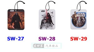 權世界@汽車用品 日本 NAPOLEX Disney 星際大戰圖案 吊掛式紙卡芳香劑 香片 SW-27-三種選擇