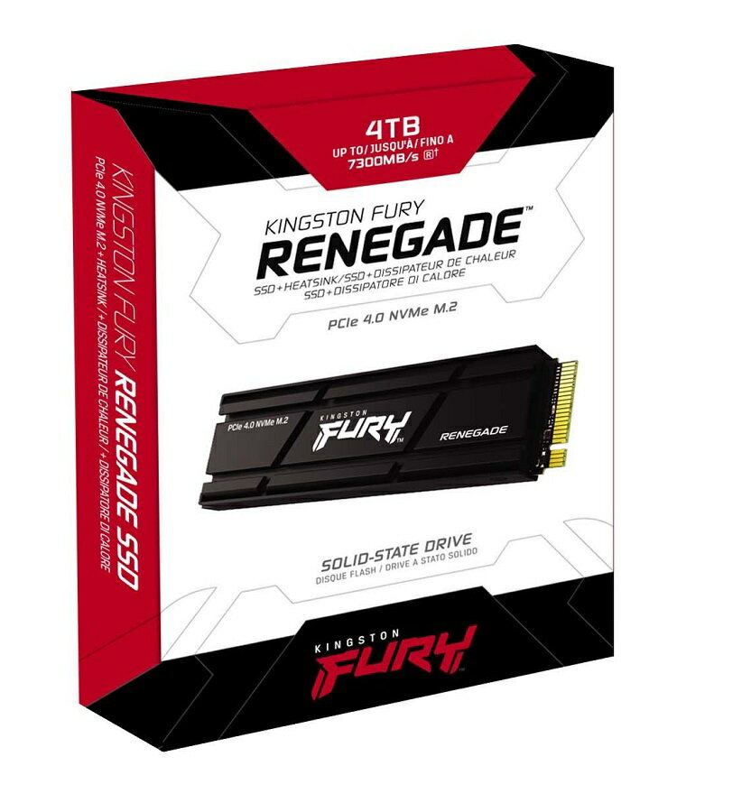 Kingston FURY 4TB 4T M.2 PCIE 4.0 SSD PS5 含散熱片固態硬碟