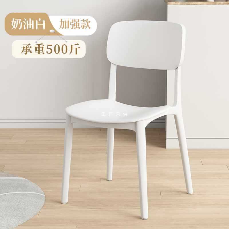 現貨下殺！【免運】 休閒椅 椅子 凳子家用餐桌靠背餐椅輕奢椅子白色現代簡約塑膠椅子坐椅休閑八折下殺 打骨折 可開發票 加客服賴享受巨額減免金牌保障