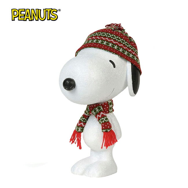 【正版授權】Enesco 史努比 聖誕圍巾 塑像 公仔 精品雕塑 43cm Snoopy PEANUTS - 967723