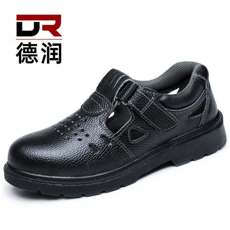 48H出貨 嚴選 【安全鞋】輕便勞保鞋男夏季透氣防臭防砸防刺穿鋼包頭女安全防滑工作鞋涼鞋