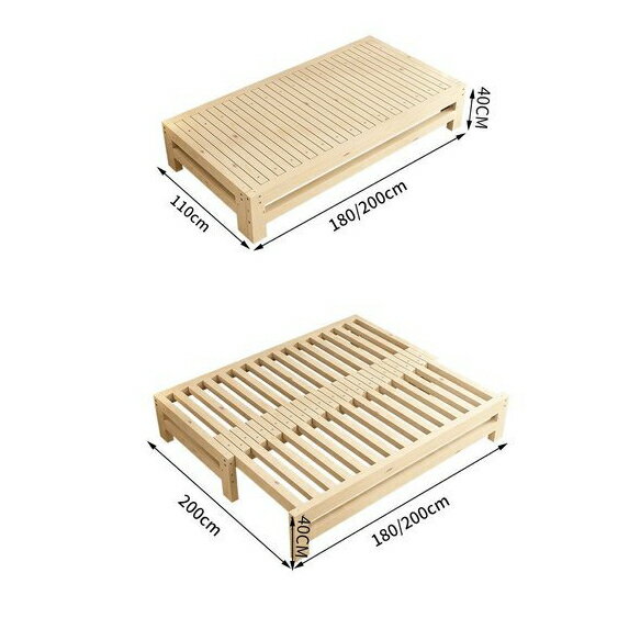 顧家全屋設計 實木摺叠床 全實木伸縮床 實木沙發床 榻榻米抽拉床 多功能兩用伸縮床 午休床 小戶型推拉床 超實惠床 6