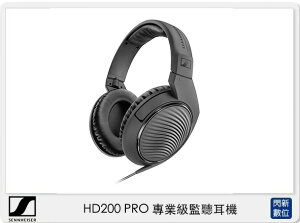 Sennheiser 聲海 HD200 PRO 專業級 監聽耳機 (HD200PRO,公司貨)【跨店APP下單最高20%點數回饋】