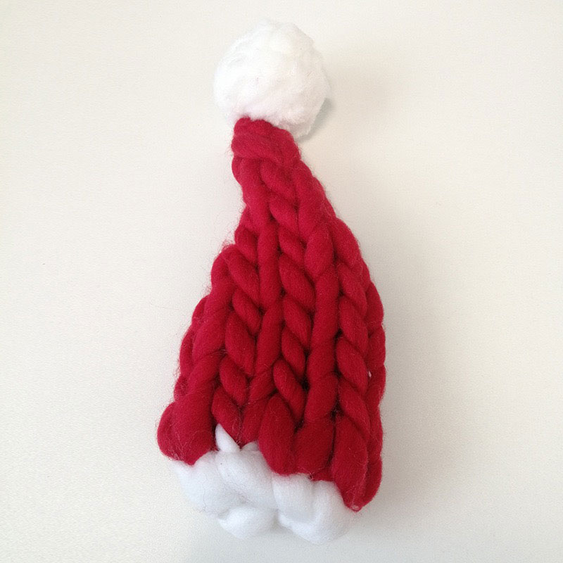聖誕樹的聖誕帽 聖誕紅酒的聖誕帽 粗毛線編織聖誕帽 聖誕派對交換禮物 耶誕酒瓶套 跨年香檳 1
