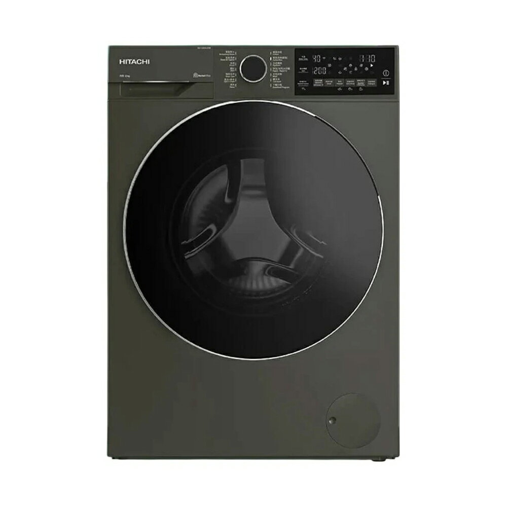 【HITACHI 日立】12Kg 滾筒洗衣機 BD-120XKVEM 霧墨灰｜含基本安裝【三井3C】