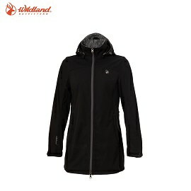 [ WILDLAND 荒野 ] 女 中長三層貼防風外套 黑 特價 / 0A72911-54