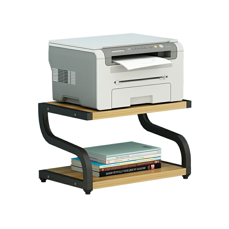打印機置物架/印表機置物架 放打印機置物架桌面辦公室桌上收納架雙層復印機增高架創意多功能【XXL5643】