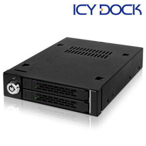 [NOVA成功3C]ICY DOCK MB992SK-B 雙層2.5吋SATA硬碟抽取盒