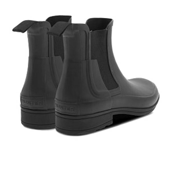 跩狗嚴選 英國代購 Hunter Refined 女鞋 附鞋盒 修身款 黑色 全黑 霧面 低筒 雨鞋 短筒 雨靴 工程靴 雀爾喜 踝靴 5