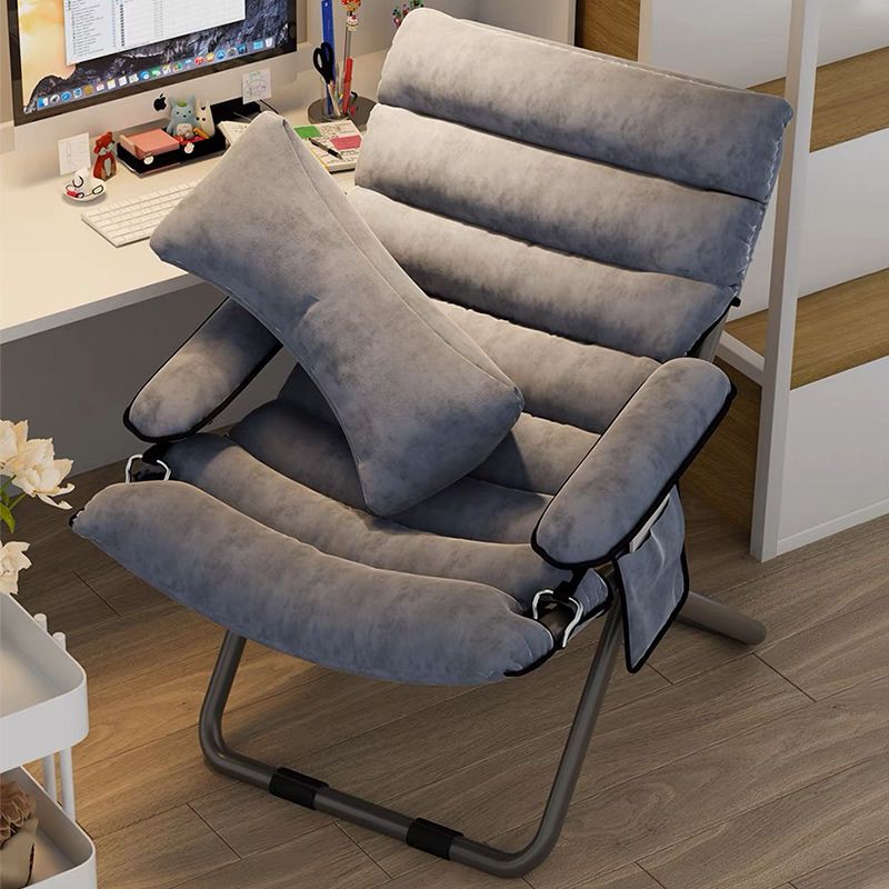 家用靠背懶人椅沙發椅大學生宿舍電腦椅可折疊午睡躺椅休閑椅子