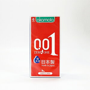 Okamoto 岡本001 保險套 超潤滑 6入/盒 衛生套 日本製