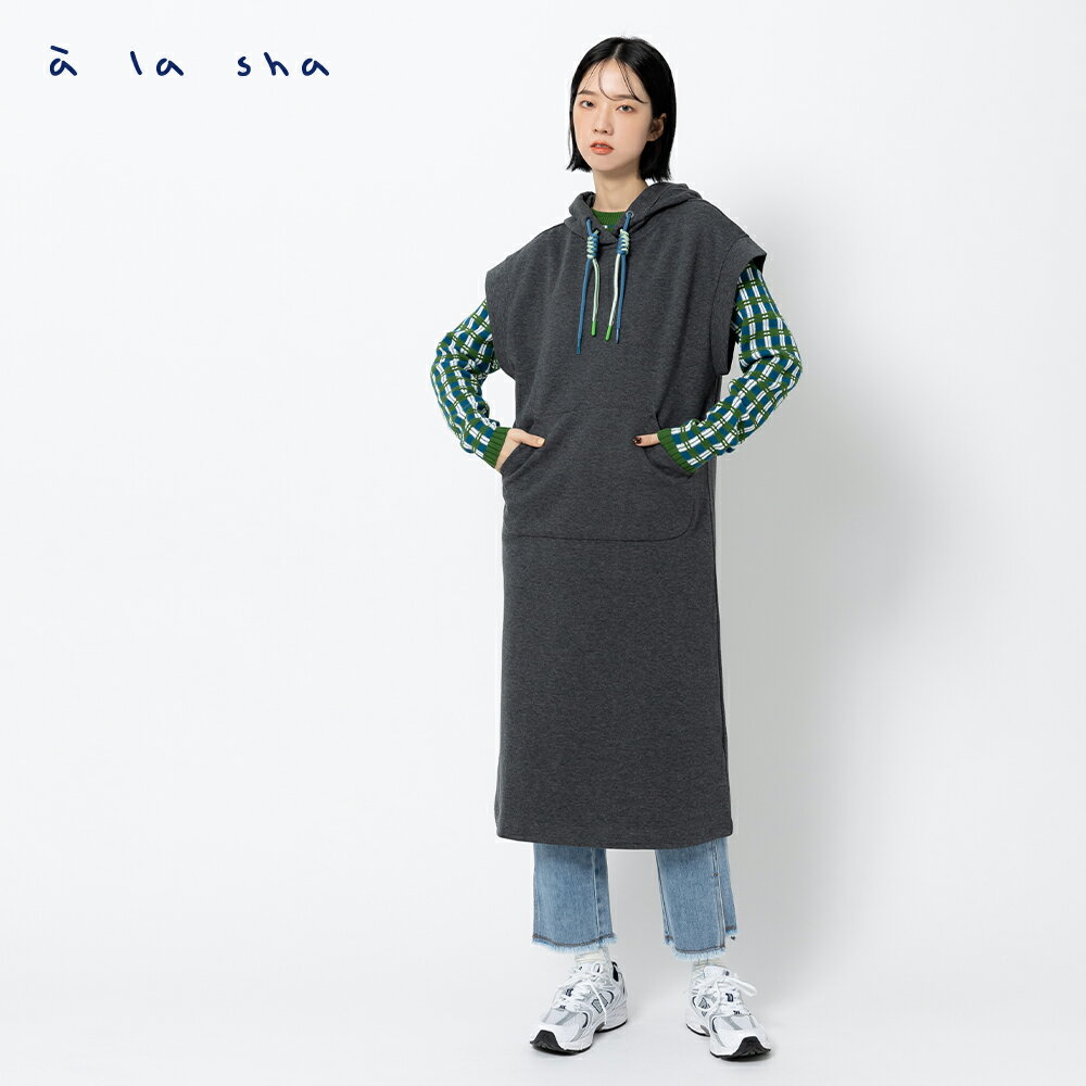 個性外搭短袖洋裝