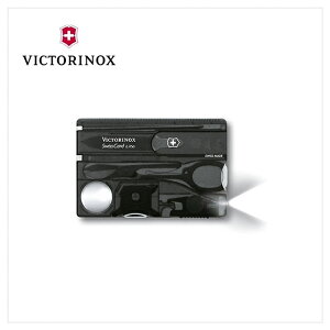 VICTORINOX 瑞士維氏 瑞士卡 13用 透黑 0.7333.T3