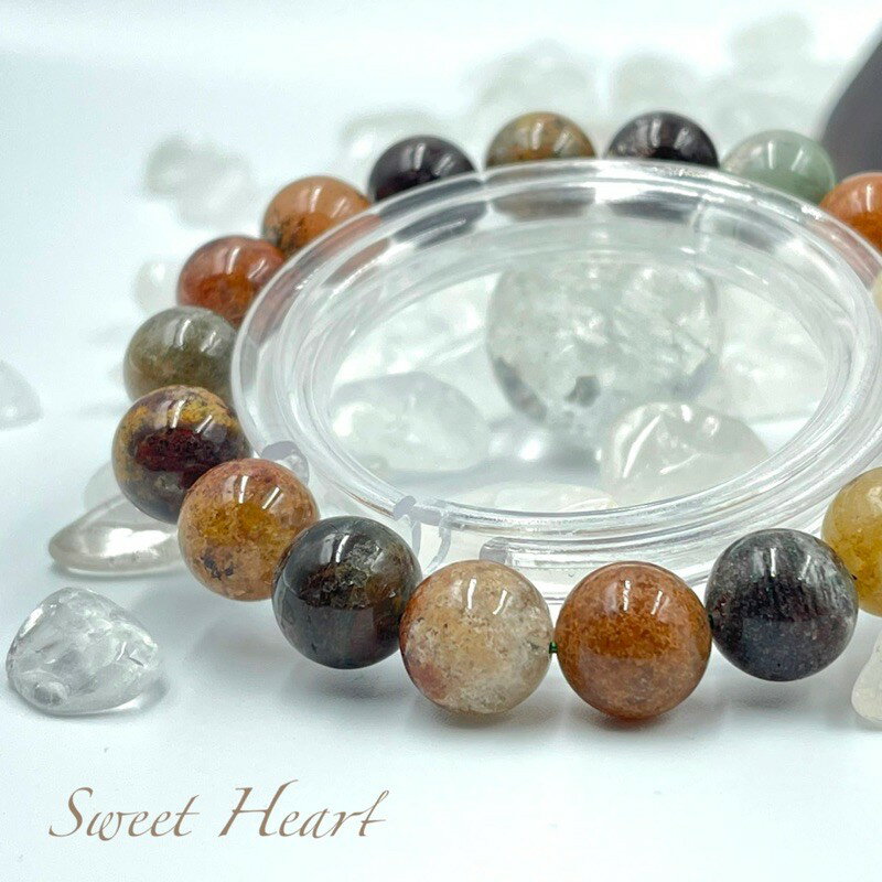Sweet Heart 田芯精選 大自然的瑰寶 精品原礦天然彩幽靈手鏈 四季幽靈 招財聚財 台灣現貨 4