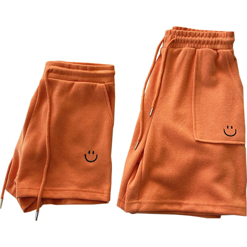 短褲女新款寬松運動休閑松緊高腰五分褲子ins潮居家瑜伽睡褲 4