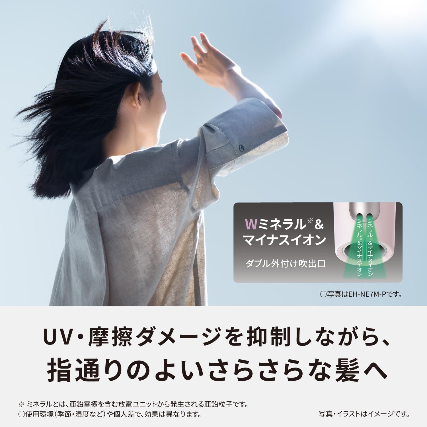 【日本直送！快速發貨！】Panasino 松下吹風機 Ionity 負離子快乾大風量 EH-NE7M 24年款 4