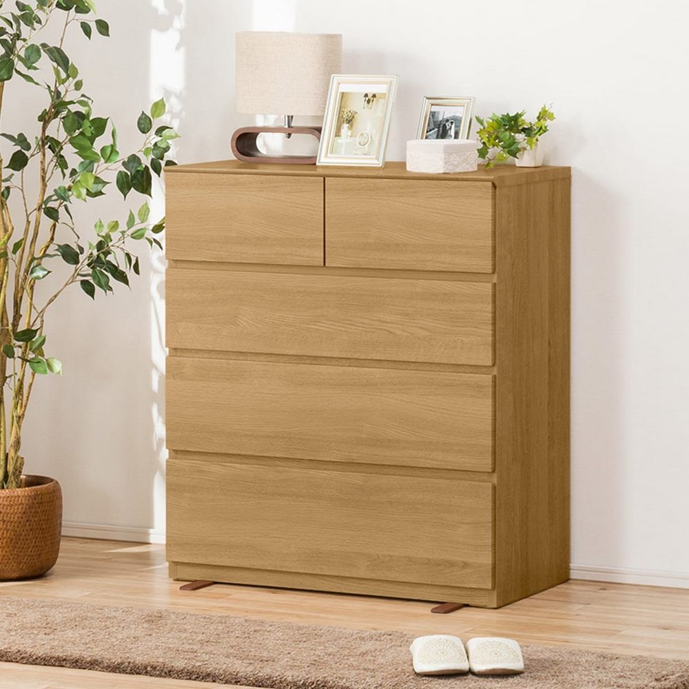 ◎防傾倒 矮整理衣櫃 斗櫃 QUESS 80 4抽 LBR3 NITORI宜得利家居