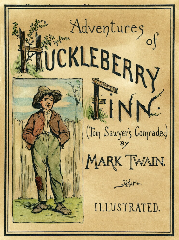 Posterazzi Clemens Huck Finn 1884 Ncover From The Original Edition Of Mark Twains Adventures Of 4659