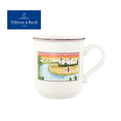 德國 Villeroy&Boch 納夫莊園Naif系列300ml馬克杯-城堡