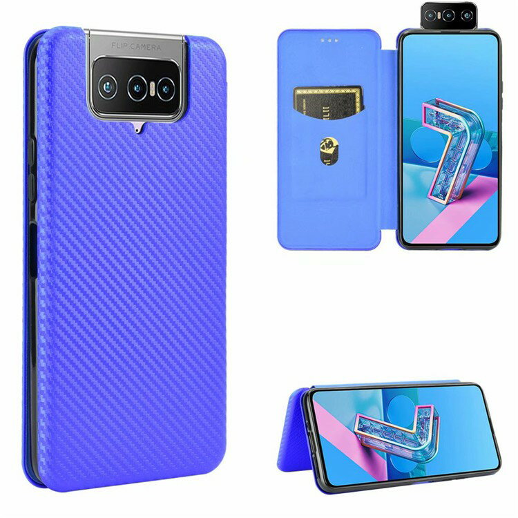 現貨 附掛繩支架ASUS華碩Zenfone 9 Zenfone 8  ROG PHONE 5 碳纖維皮套 6