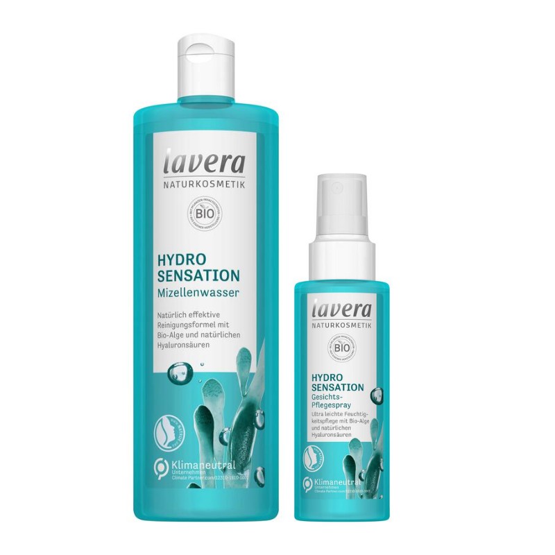 德國 Lavera 玻尿酸保濕卸妝水 400ml 玻尿酸臉部保濕噴霧100ml 肌膚保濕修護 補水 附發票【心心哈德】現貨 全館499超取免運｜全場下殺★滿額再享折扣