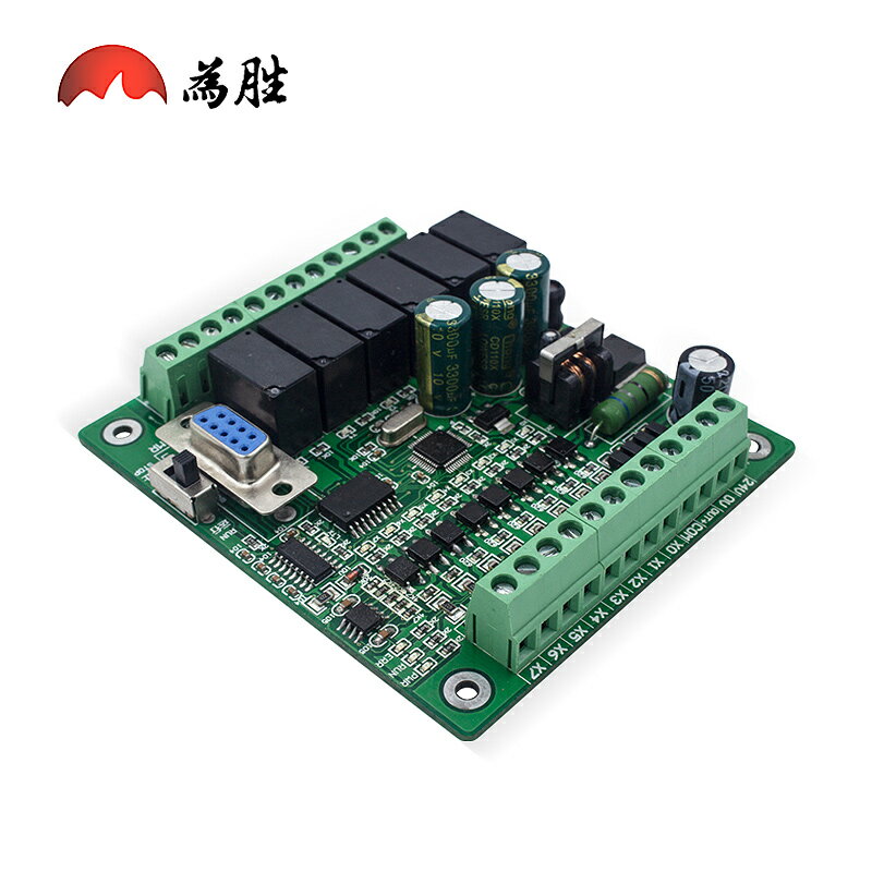 為勝PLC工控板微控制器控制板可程式設計控制器14MR 直流 24V 交流 18V【博野五金】