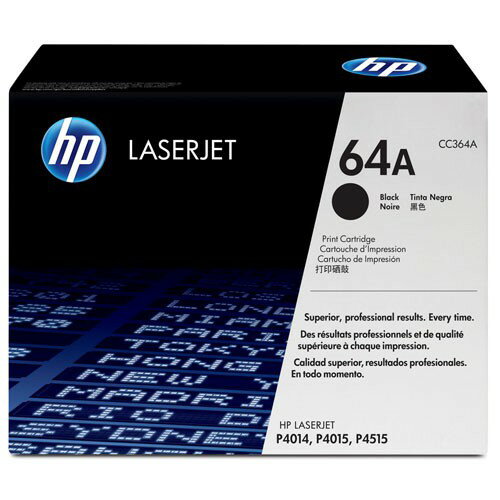 【點數最高3000回饋】 HP CC364A 64A 原廠黑色碳粉匣 適用4015/4515系列