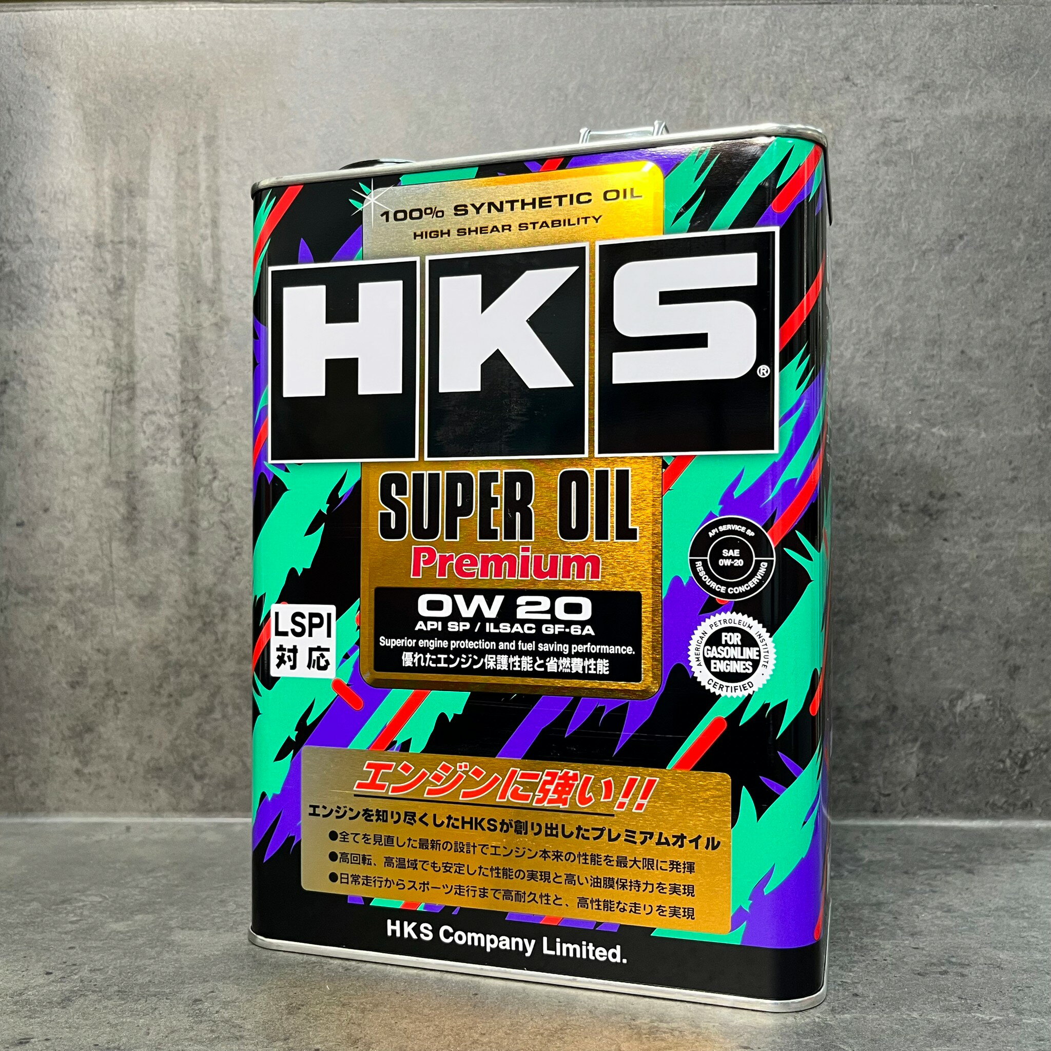 (公司貨) 日本 HKS 新規SP 0W-20 4L 超級盃 SUPER OIL Premium 0w20 全合成 機油 正公司貨 關東車材