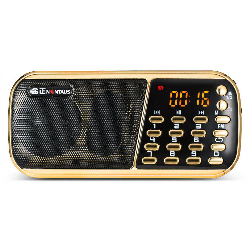 【便攜迷你】小音響 三電收音機 MP3 播放器 SD卡槽 老人適用 家用輕巧 音質清晰 支援多種格式播放