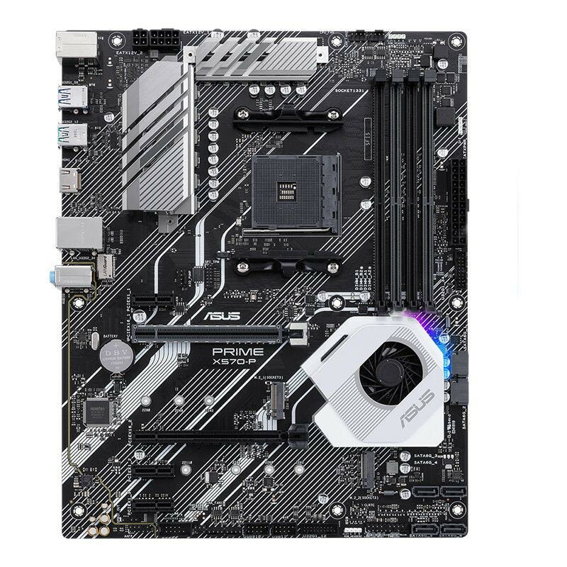 華碩 X570-P AM4 主機板 支援 Ryzen 5600 5950X 黑色電競主機板 RGB燈效 微星X570 電腦組裝 DIY 高效能 遊戲主機板
