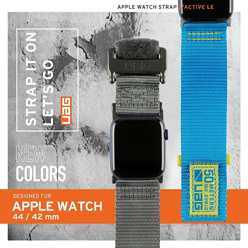 UAG 不鏽鋼 尼龍 腕帶 錶帶 替換帶 時尚錶帶 適用於Apple watch 42 44 mm 6