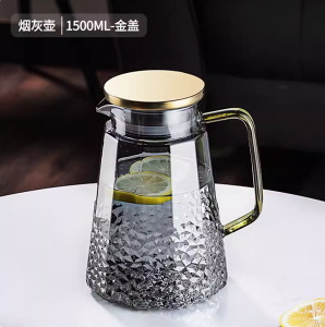 玻璃耐高溫家用冷水壺 客廳涼白開水杯茶壺 大容量裝水紮壺