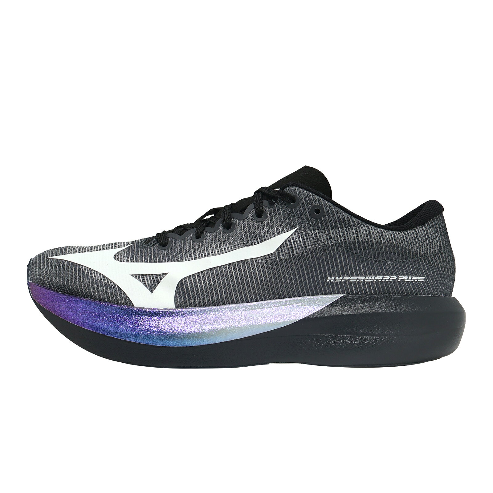 Mizuno 美津濃 競速跑鞋 Hyperwarp Pure 男鞋 黑 碳板 緩震 回彈 慢跑鞋 J1GC2687-99