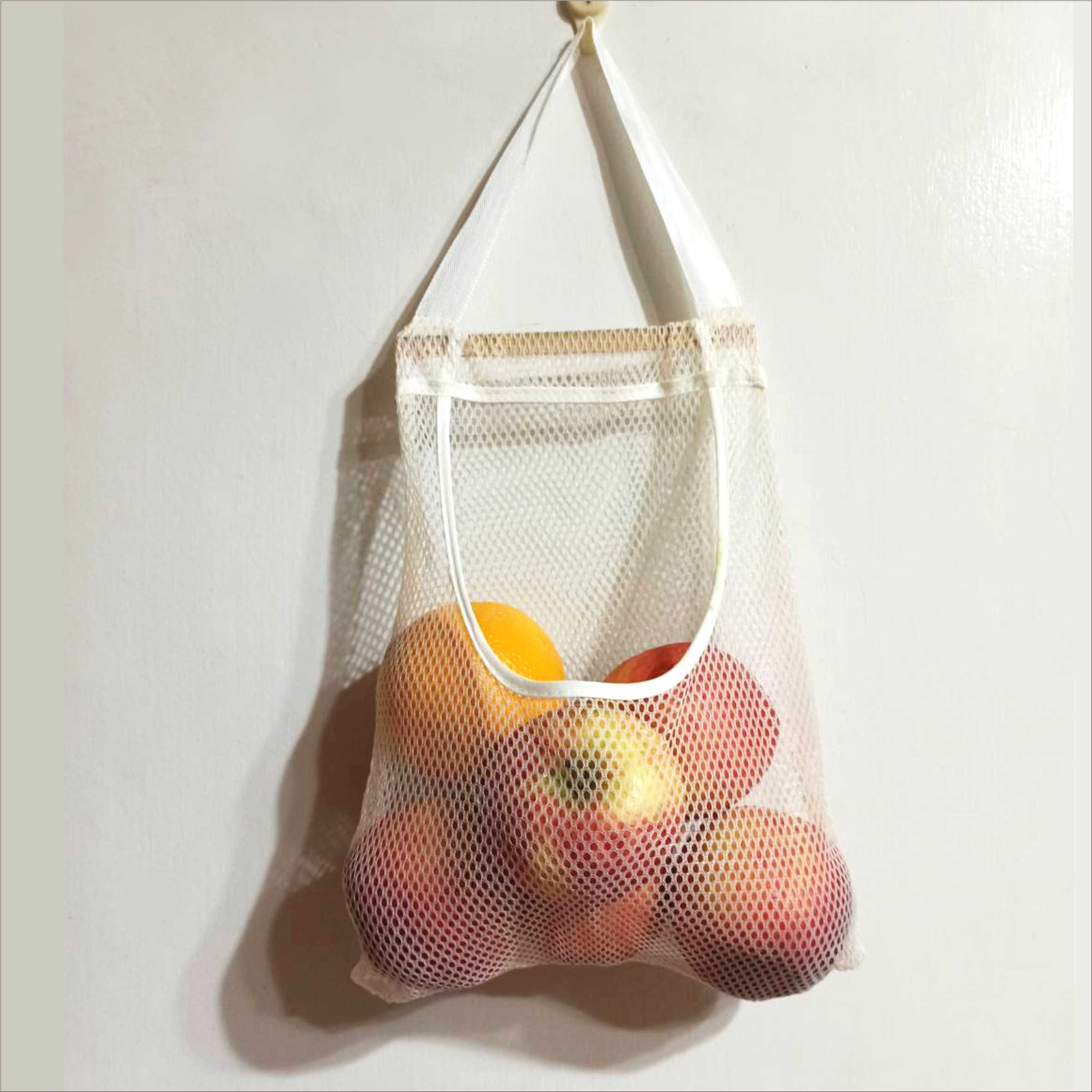 蔬果收納袋 蔬果雜物收納網袋 食物收納 露營小物品收納 零食收納 台灣現貨【居家達人BA317】 1