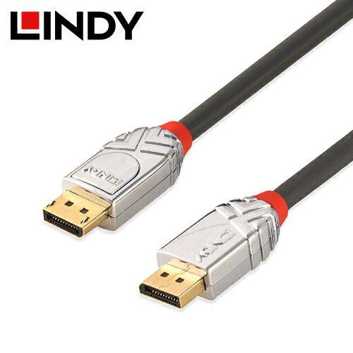 【LINDY 林帝】 CROMO 鉻系列 DisplayPort 1.4版 公 to 公 傳輸線 2M(36302)【三井3C】