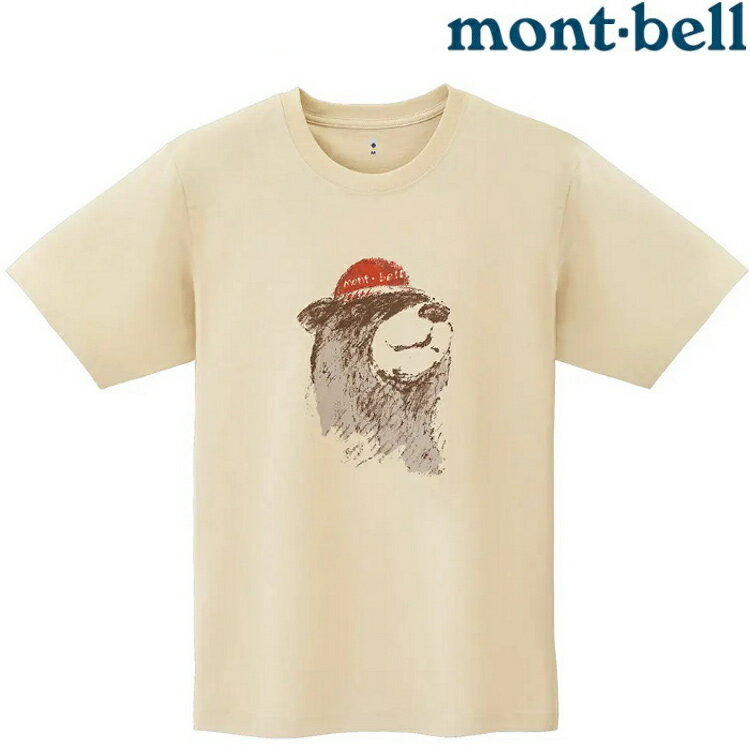 Mont-Bell PS.COT T Bear 紅帽熊 中性款 短袖棉T 2104816